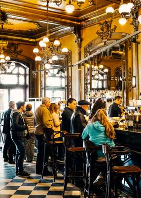 Pamplona’s Café Iruña 