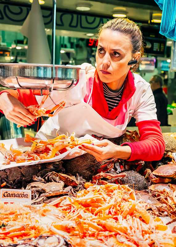 Santander’s La Esperanza seafood market 