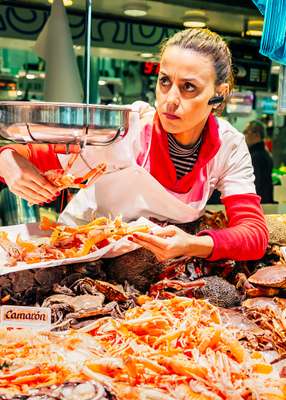Santander’s La Esperanza seafood market 