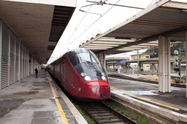 NTV’s Italo train at Ostiense station 