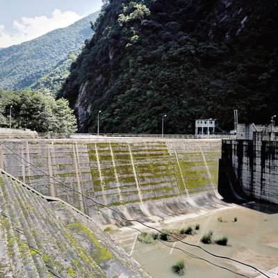 Reservoir and dam, Bohte Koshi Valley
