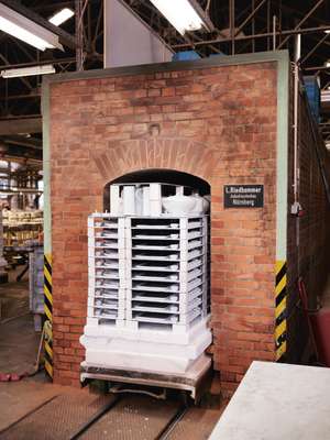 Coffee pots emerge from the kiln