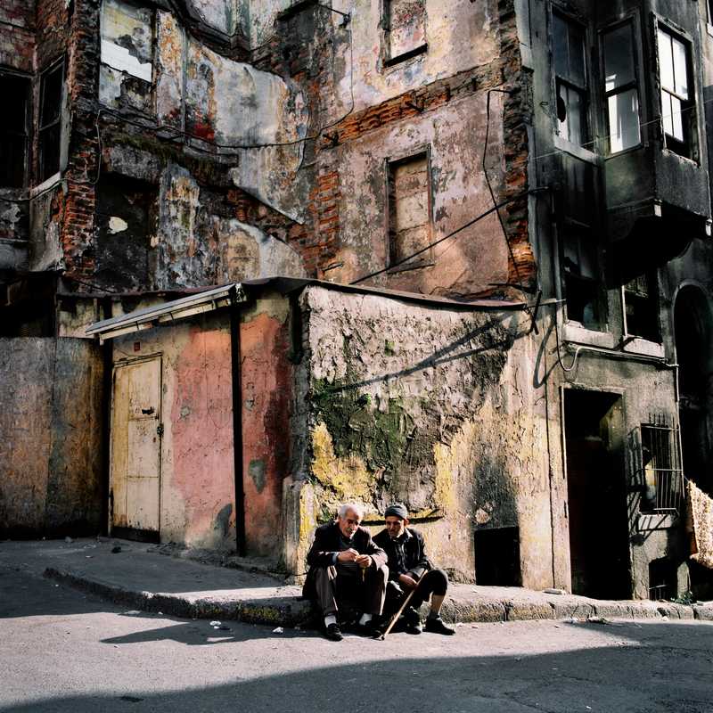 Derelict houses in Tarlabashi