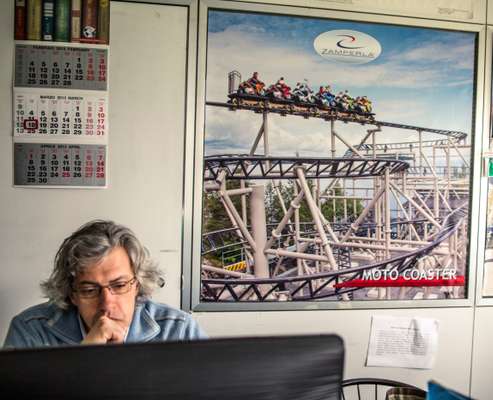 Safety first: engineer at work in the stress analysis department