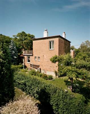 Workers’ homes sit in lush gardens and are popular  with Zlin’s young residents