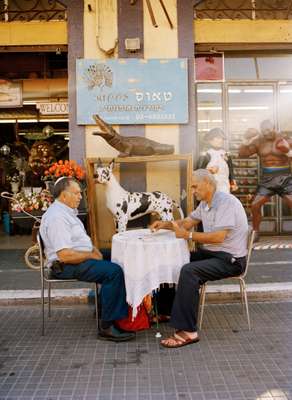 A game of cards in Jaffa’s flea market