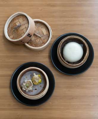 Dim Sum at Cathay Pacific Lounge, Hong Kong