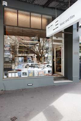 Outside the TITLE store in Surry Hills, Sydney
