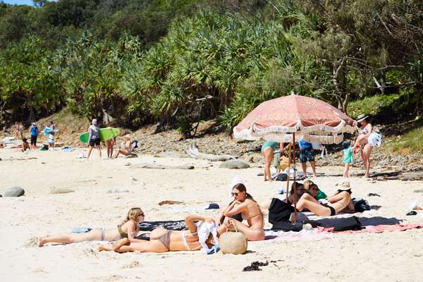 Relaxing at Spooky Beach 