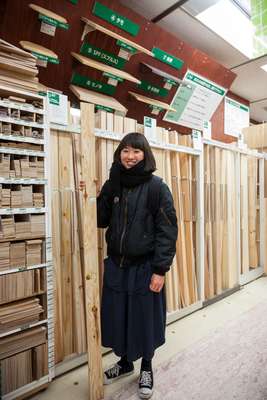 Customer Anna Kondo in Woodwork