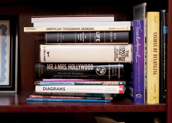 Reference books at Buffington's office