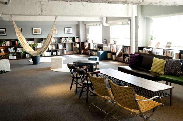 Lounge and library
