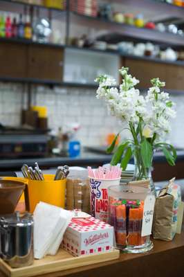 Sweets on the counter