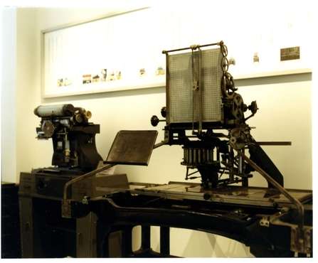 Old phototypesetter machines