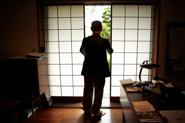 Shinichiro Ogata in his Simplicity HQ in Tokyo