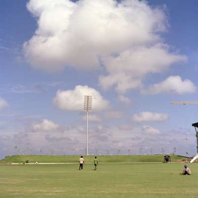 The Suriyawewa International Cricket Stadium in Hambantota, which hosted matches in February’s World Cup