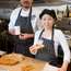 Skip Egg chief pastry chef Koji Seki and employee