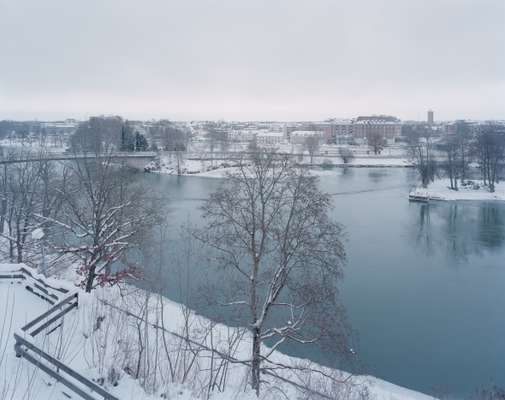 Trollhättan seen from Albert restaurant