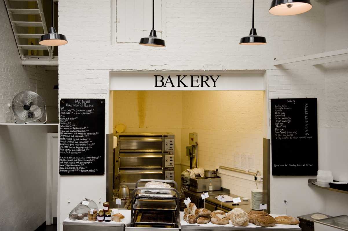 Bakery section at St John (but the main bakery is in Smithfield)