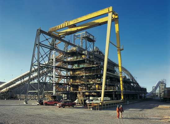 BHP Billiton’s Spence Copper mine in northern Chile