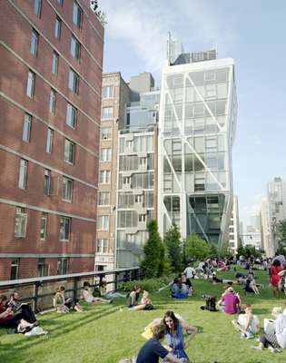 The High Line park
