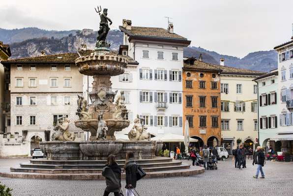 Neptune fountain  in Piazza Duomo