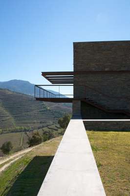 Quinta de Napoles winery on the Douro Valley hillside, Portugal