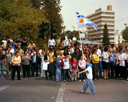 Celebration of Greek Independence Day in South Cyprus