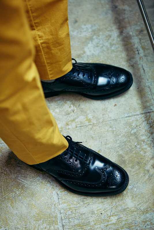 Trousers by Germano for Edifice, shoes by Church’s