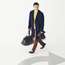 Coat, shirt, jumper, trousers, trainers, scarf and bag by Ermenegildo Zegna