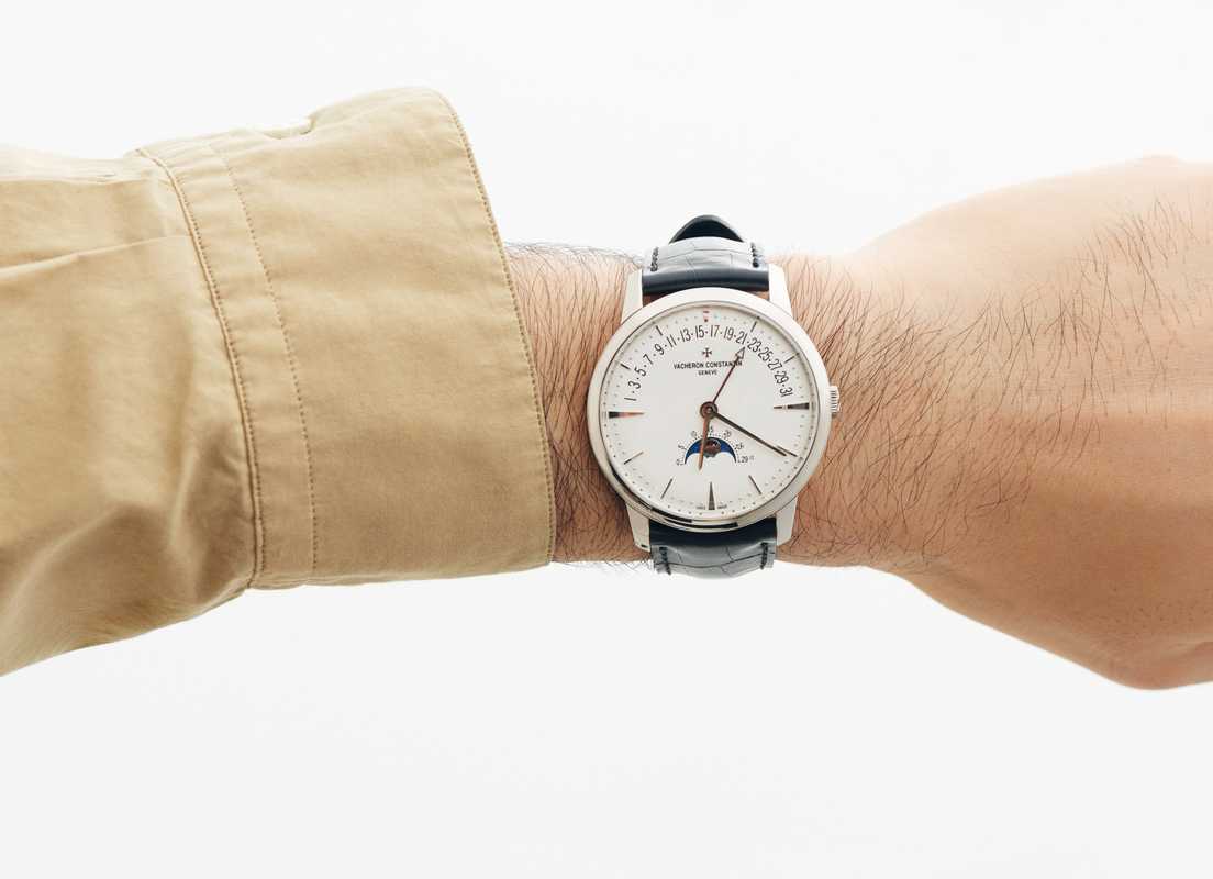 Shirt by Markaware from Parking, watch by Vacheron Constantin