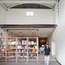 02. This bookstore and café is partitioned by shelves made by local craftsmen