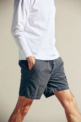T-shirt by Traditional Weatherwear, shorts by Save Khaki United 