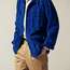 Jacket by Blue Blue Japan from Okura, shirt by Phigvel from  Prod, trousers  by Scye Basics,  belt by Sunspel
