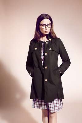  Coat and dress by Oliver Spencer, glasses by Prada