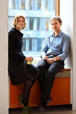 Project managers Runa Sabroe and Jakob Schjørring