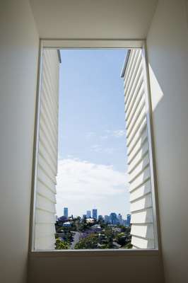 View of Brisbane through energy-efficient glass