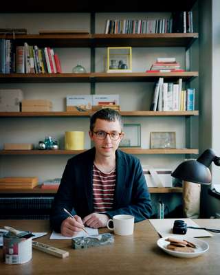 Martin-Löf in his home office