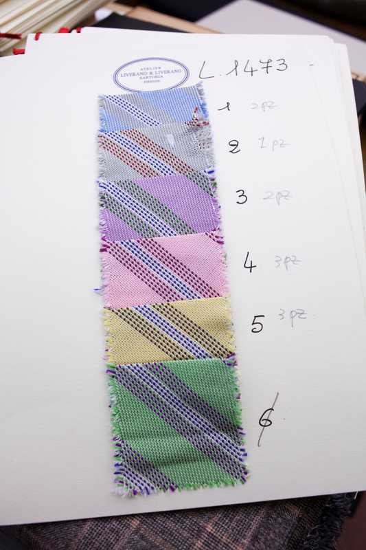 Colour options for ties