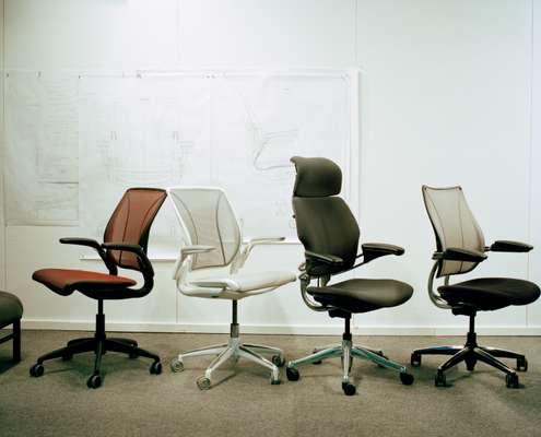 Selection of Diffrient’s ergonomic office chairs for Humanscale