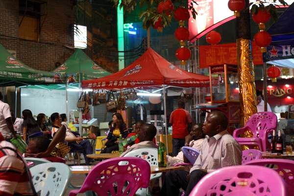 A bar next to the Elephant Trading centre, popular with Africans 