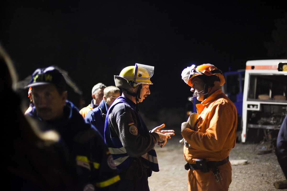 At international training events THW works with Dutch teams (in orange)