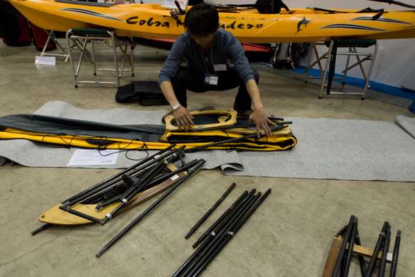 Folding kayaks from Fujita Canoe in Kyoto