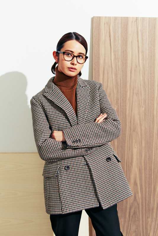 Jacket by Santoni Edited by Marco Zanini, rollneck jumper by Altea, trousers by Arket, glasses  by Prada