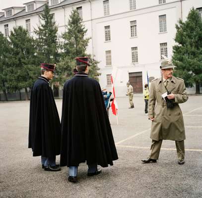 Italian police in ceremonial dress