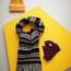 Knitwear picks: Grannies Knits (beanie), Highland 2000 (scarf), Etre (gloves)
