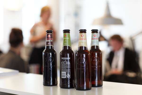 Jacobsen beer bottles, designed by e-Types