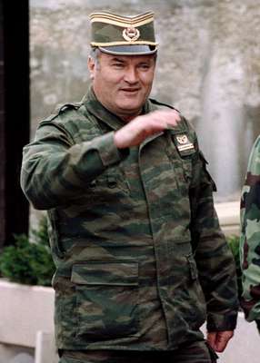 Ratko Mladic in 1993 