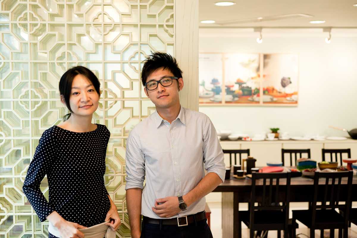Jia Inc brand director Claire Chen and brand executive Brian Khoo 