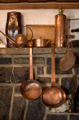 Utensils inside the restaurant